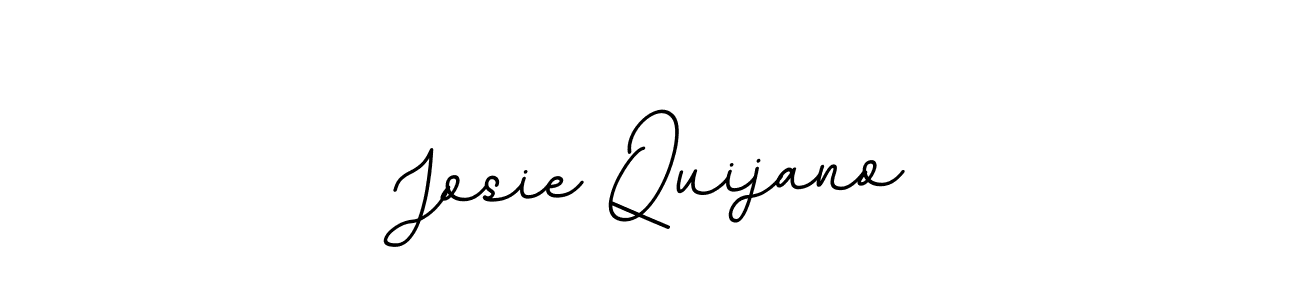 Make a beautiful signature design for name Josie Quijano. With this signature (BallpointsItalic-DORy9) style, you can create a handwritten signature for free. Josie Quijano signature style 11 images and pictures png