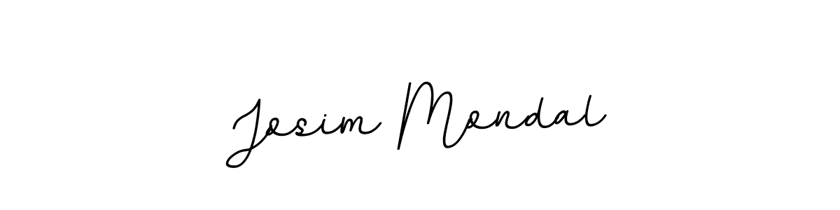Use a signature maker to create a handwritten signature online. With this signature software, you can design (BallpointsItalic-DORy9) your own signature for name Josim Mondal. Josim Mondal signature style 11 images and pictures png