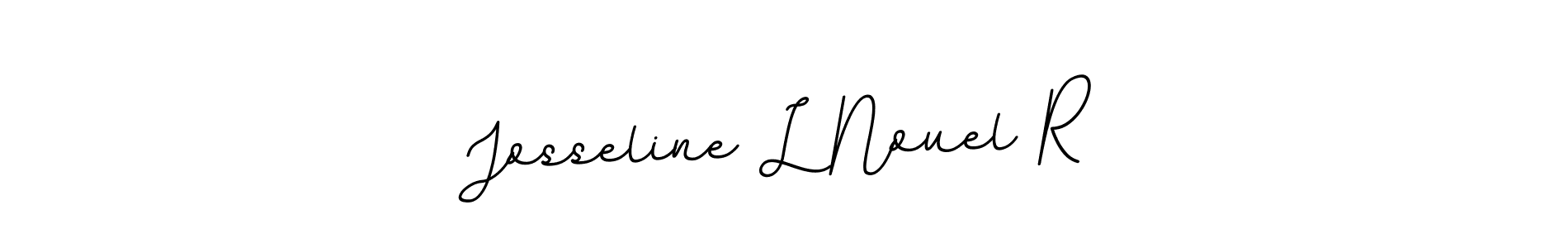 Josseline L Nouel R stylish signature style. Best Handwritten Sign (BallpointsItalic-DORy9) for my name. Handwritten Signature Collection Ideas for my name Josseline L Nouel R. Josseline L Nouel R signature style 11 images and pictures png