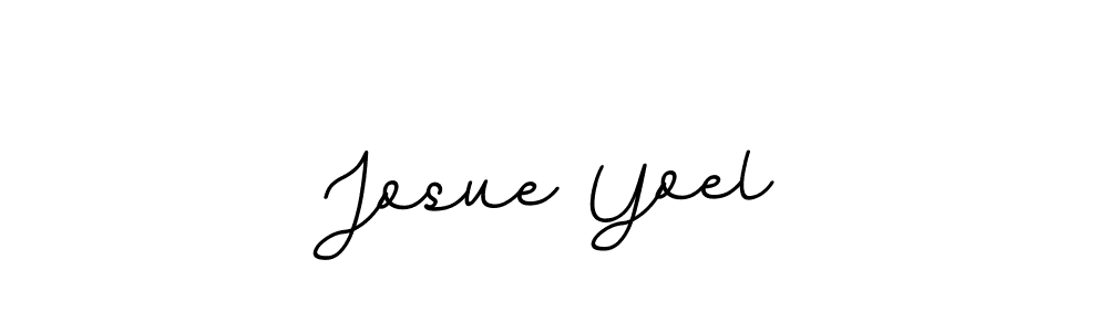 You should practise on your own different ways (BallpointsItalic-DORy9) to write your name (Josue Yoel) in signature. don't let someone else do it for you. Josue Yoel signature style 11 images and pictures png