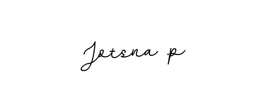 Jotsna .p stylish signature style. Best Handwritten Sign (BallpointsItalic-DORy9) for my name. Handwritten Signature Collection Ideas for my name Jotsna .p. Jotsna .p signature style 11 images and pictures png