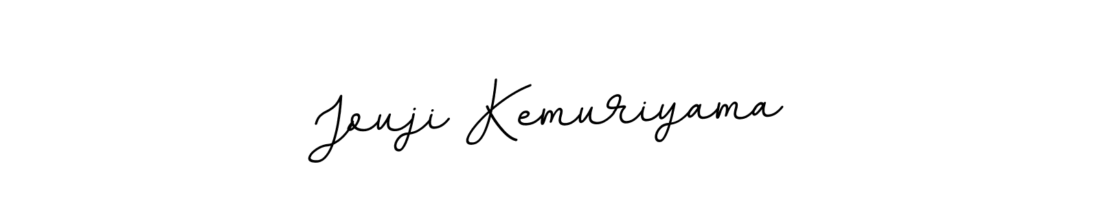 How to make Jouji Kemuriyama signature? BallpointsItalic-DORy9 is a professional autograph style. Create handwritten signature for Jouji Kemuriyama name. Jouji Kemuriyama signature style 11 images and pictures png