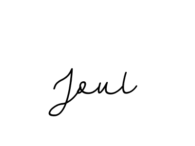 Use a signature maker to create a handwritten signature online. With this signature software, you can design (BallpointsItalic-DORy9) your own signature for name Joul. Joul signature style 11 images and pictures png