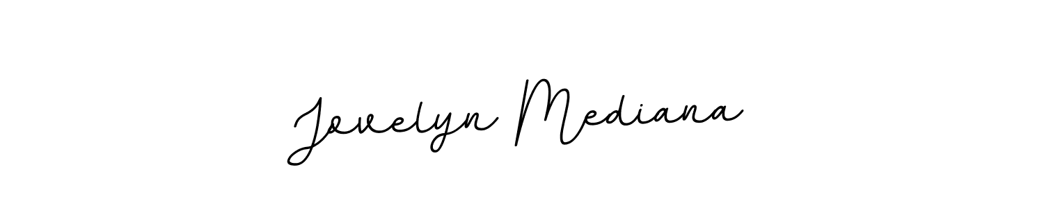It looks lik you need a new signature style for name Jovelyn Mediana. Design unique handwritten (BallpointsItalic-DORy9) signature with our free signature maker in just a few clicks. Jovelyn Mediana signature style 11 images and pictures png