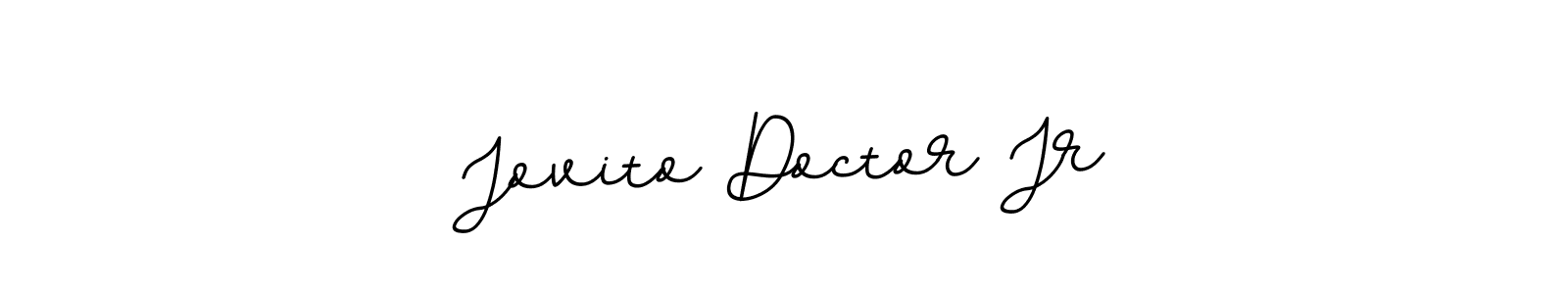 Design your own signature with our free online signature maker. With this signature software, you can create a handwritten (BallpointsItalic-DORy9) signature for name Jovito Doctor Jr. Jovito Doctor Jr signature style 11 images and pictures png