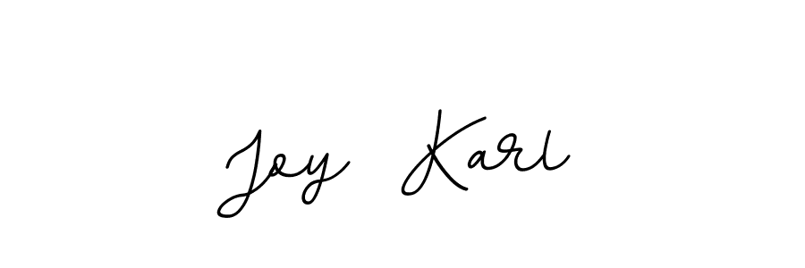 Use a signature maker to create a handwritten signature online. With this signature software, you can design (BallpointsItalic-DORy9) your own signature for name Joy  Karl. Joy  Karl signature style 11 images and pictures png