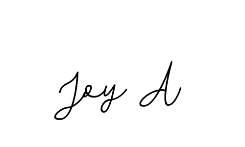 It looks lik you need a new signature style for name Joy A. Design unique handwritten (BallpointsItalic-DORy9) signature with our free signature maker in just a few clicks. Joy A signature style 11 images and pictures png