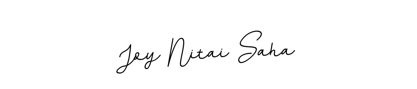 Similarly BallpointsItalic-DORy9 is the best handwritten signature design. Signature creator online .You can use it as an online autograph creator for name Joy Nitai Saha. Joy Nitai Saha signature style 11 images and pictures png