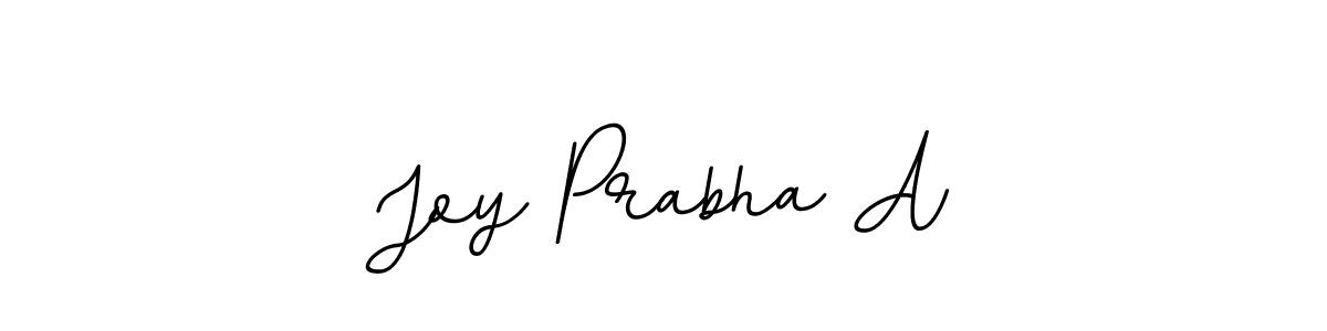 You should practise on your own different ways (BallpointsItalic-DORy9) to write your name (Joy Prabha A) in signature. don't let someone else do it for you. Joy Prabha A signature style 11 images and pictures png