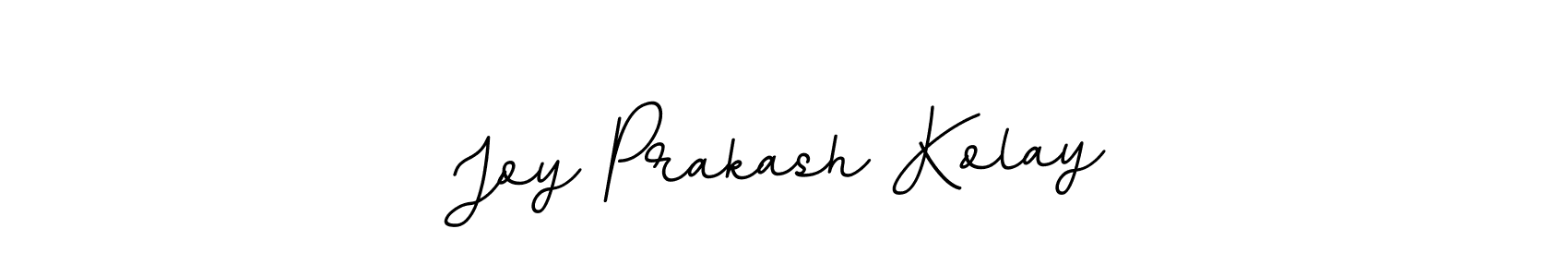 Joy Prakash Kolay stylish signature style. Best Handwritten Sign (BallpointsItalic-DORy9) for my name. Handwritten Signature Collection Ideas for my name Joy Prakash Kolay. Joy Prakash Kolay signature style 11 images and pictures png