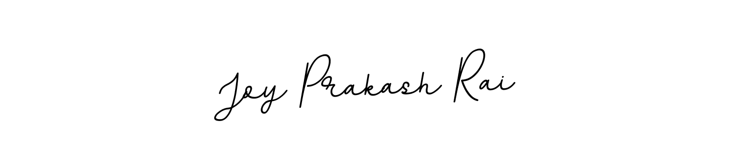 How to make Joy Prakash Rai name signature. Use BallpointsItalic-DORy9 style for creating short signs online. This is the latest handwritten sign. Joy Prakash Rai signature style 11 images and pictures png