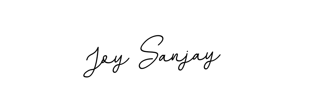 The best way (BallpointsItalic-DORy9) to make a short signature is to pick only two or three words in your name. The name Joy Sanjay include a total of six letters. For converting this name. Joy Sanjay signature style 11 images and pictures png