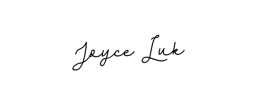 Make a beautiful signature design for name Joyce Luk. With this signature (BallpointsItalic-DORy9) style, you can create a handwritten signature for free. Joyce Luk signature style 11 images and pictures png