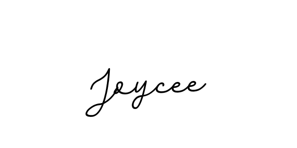 Make a beautiful signature design for name Joycee. With this signature (BallpointsItalic-DORy9) style, you can create a handwritten signature for free. Joycee signature style 11 images and pictures png