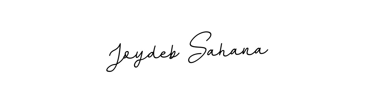 Use a signature maker to create a handwritten signature online. With this signature software, you can design (BallpointsItalic-DORy9) your own signature for name Joydeb Sahana. Joydeb Sahana signature style 11 images and pictures png