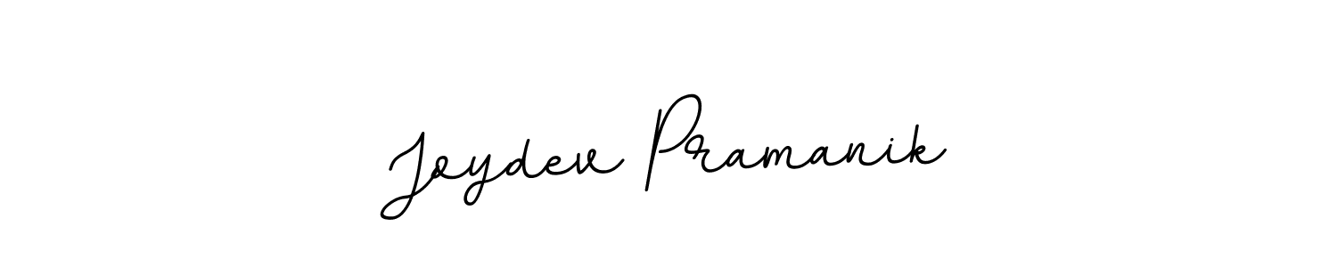 Make a beautiful signature design for name Joydev Pramanik. With this signature (BallpointsItalic-DORy9) style, you can create a handwritten signature for free. Joydev Pramanik signature style 11 images and pictures png