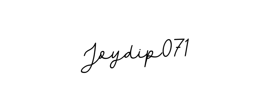 if you are searching for the best signature style for your name Joydip071. so please give up your signature search. here we have designed multiple signature styles  using BallpointsItalic-DORy9. Joydip071 signature style 11 images and pictures png