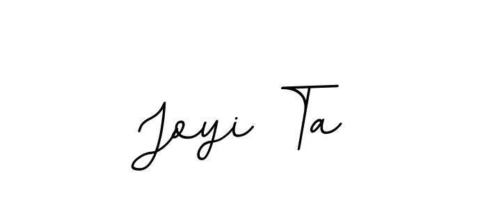 How to Draw Joyi Ta signature style? BallpointsItalic-DORy9 is a latest design signature styles for name Joyi Ta. Joyi Ta signature style 11 images and pictures png