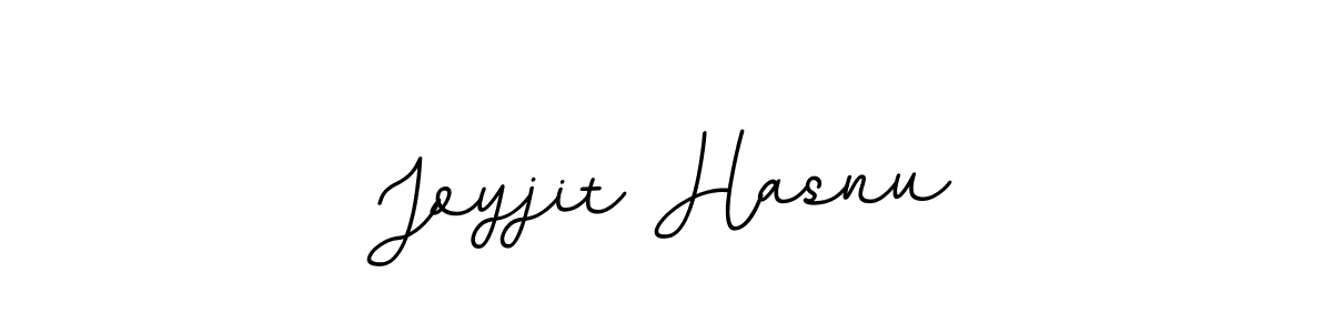 Create a beautiful signature design for name Joyjit Hasnu. With this signature (BallpointsItalic-DORy9) fonts, you can make a handwritten signature for free. Joyjit Hasnu signature style 11 images and pictures png