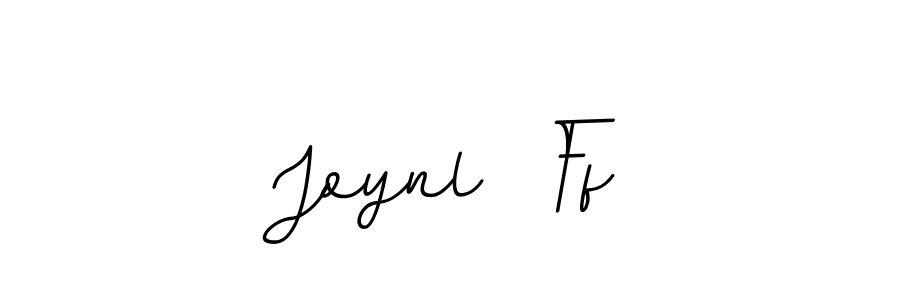 How to make Joynl  Ff name signature. Use BallpointsItalic-DORy9 style for creating short signs online. This is the latest handwritten sign. Joynl  Ff signature style 11 images and pictures png