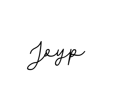 Use a signature maker to create a handwritten signature online. With this signature software, you can design (BallpointsItalic-DORy9) your own signature for name Joyp. Joyp signature style 11 images and pictures png