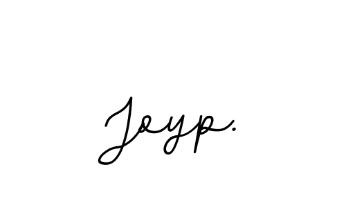 Create a beautiful signature design for name Joyp.. With this signature (BallpointsItalic-DORy9) fonts, you can make a handwritten signature for free. Joyp. signature style 11 images and pictures png