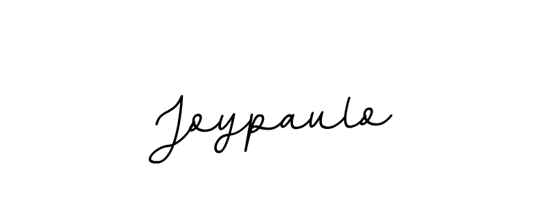 How to make Joypaulo name signature. Use BallpointsItalic-DORy9 style for creating short signs online. This is the latest handwritten sign. Joypaulo signature style 11 images and pictures png