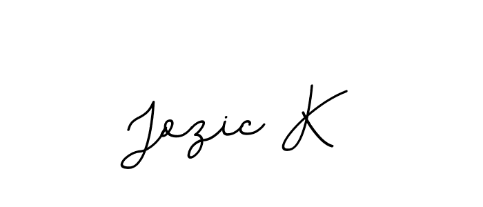 Also we have Jozic K name is the best signature style. Create professional handwritten signature collection using BallpointsItalic-DORy9 autograph style. Jozic K signature style 11 images and pictures png