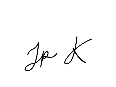 Jp K stylish signature style. Best Handwritten Sign (BallpointsItalic-DORy9) for my name. Handwritten Signature Collection Ideas for my name Jp K. Jp K signature style 11 images and pictures png