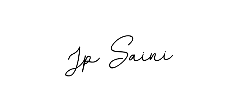 Make a beautiful signature design for name Jp Saini. With this signature (BallpointsItalic-DORy9) style, you can create a handwritten signature for free. Jp Saini signature style 11 images and pictures png