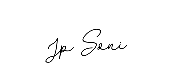 How to make Jp Soni name signature. Use BallpointsItalic-DORy9 style for creating short signs online. This is the latest handwritten sign. Jp Soni signature style 11 images and pictures png
