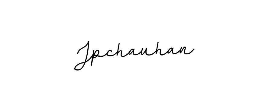 Make a beautiful signature design for name Jpchauhan. With this signature (BallpointsItalic-DORy9) style, you can create a handwritten signature for free. Jpchauhan signature style 11 images and pictures png