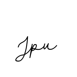 Design your own signature with our free online signature maker. With this signature software, you can create a handwritten (BallpointsItalic-DORy9) signature for name Jpu. Jpu signature style 11 images and pictures png