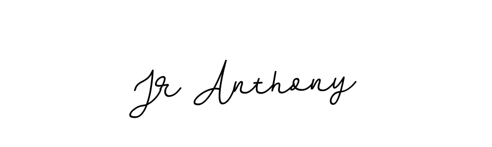 Create a beautiful signature design for name Jr Anthony. With this signature (BallpointsItalic-DORy9) fonts, you can make a handwritten signature for free. Jr Anthony signature style 11 images and pictures png
