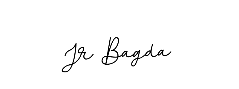 Create a beautiful signature design for name Jr Bagda. With this signature (BallpointsItalic-DORy9) fonts, you can make a handwritten signature for free. Jr Bagda signature style 11 images and pictures png