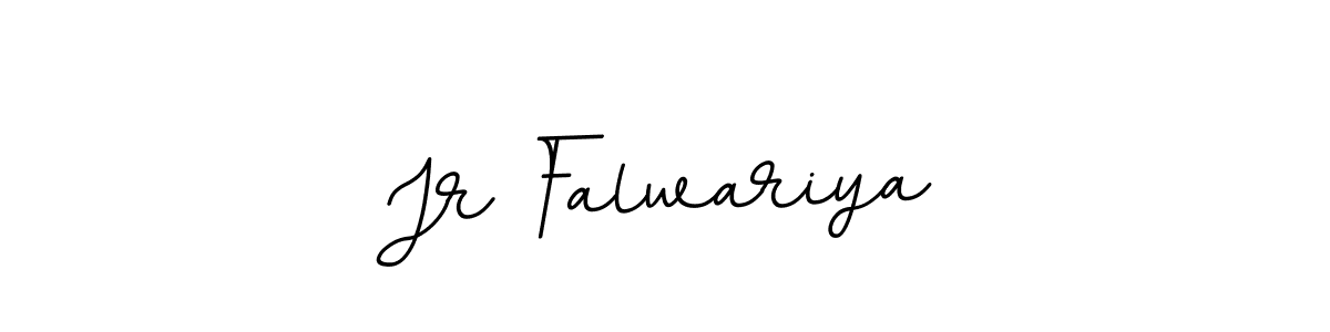 You should practise on your own different ways (BallpointsItalic-DORy9) to write your name (Jr Falwariya) in signature. don't let someone else do it for you. Jr Falwariya signature style 11 images and pictures png