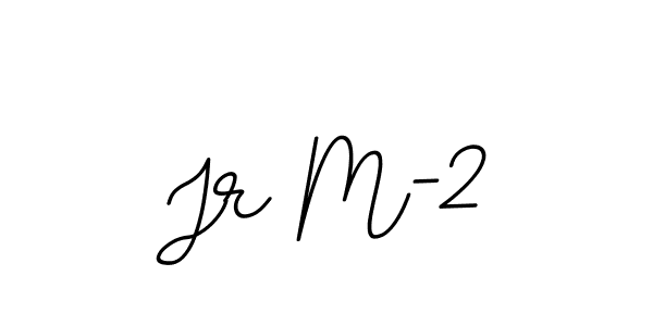 Design your own signature with our free online signature maker. With this signature software, you can create a handwritten (BallpointsItalic-DORy9) signature for name Jr M-2. Jr M-2 signature style 11 images and pictures png