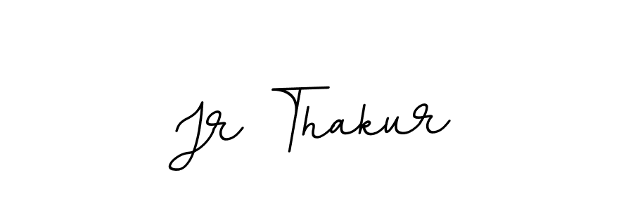 Use a signature maker to create a handwritten signature online. With this signature software, you can design (BallpointsItalic-DORy9) your own signature for name Jr Thakur. Jr Thakur signature style 11 images and pictures png