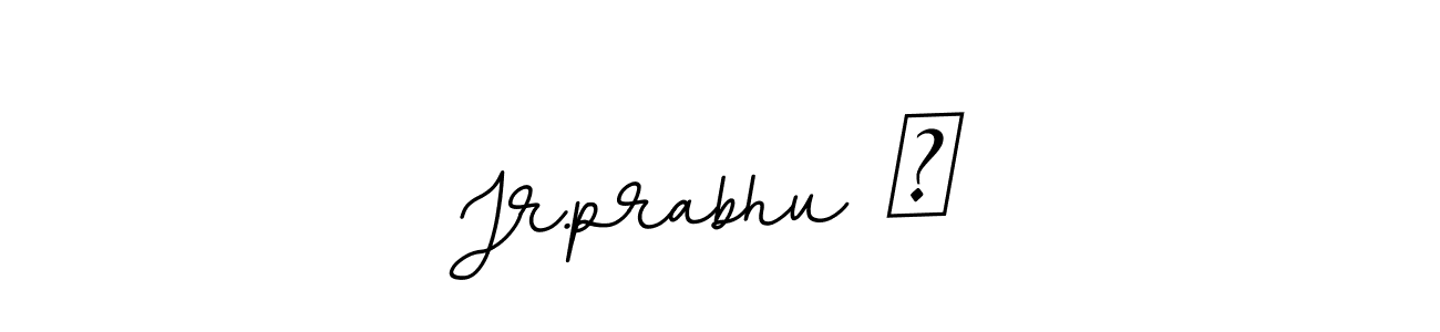 if you are searching for the best signature style for your name Jr.prabhu ⚓. so please give up your signature search. here we have designed multiple signature styles  using BallpointsItalic-DORy9. Jr.prabhu ⚓ signature style 11 images and pictures png