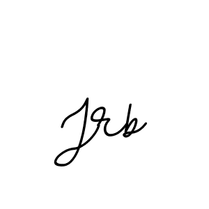 Create a beautiful signature design for name Jrb. With this signature (BallpointsItalic-DORy9) fonts, you can make a handwritten signature for free. Jrb signature style 11 images and pictures png