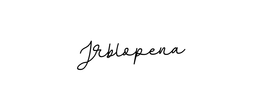 Create a beautiful signature design for name Jrblopena. With this signature (BallpointsItalic-DORy9) fonts, you can make a handwritten signature for free. Jrblopena signature style 11 images and pictures png