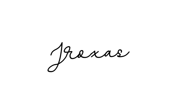 Design your own signature with our free online signature maker. With this signature software, you can create a handwritten (BallpointsItalic-DORy9) signature for name Jroxas. Jroxas signature style 11 images and pictures png