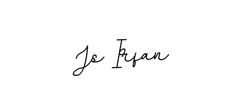 This is the best signature style for the Js Irfan name. Also you like these signature font (BallpointsItalic-DORy9). Mix name signature. Js Irfan signature style 11 images and pictures png