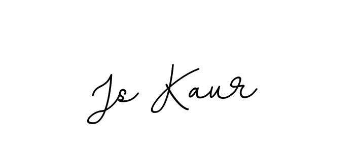 The best way (BallpointsItalic-DORy9) to make a short signature is to pick only two or three words in your name. The name Js Kaur include a total of six letters. For converting this name. Js Kaur signature style 11 images and pictures png