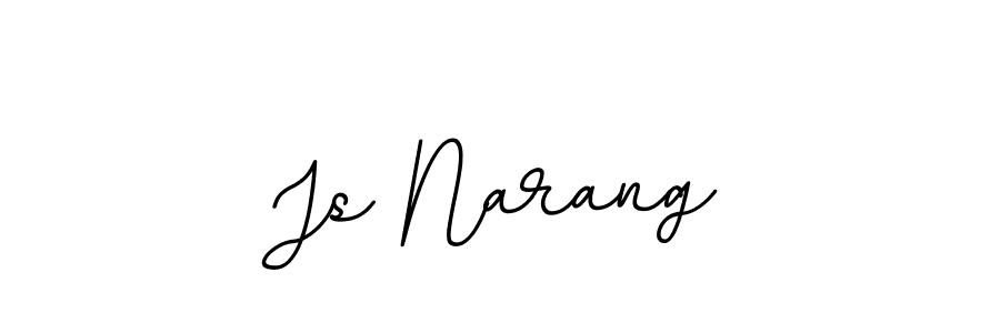 Use a signature maker to create a handwritten signature online. With this signature software, you can design (BallpointsItalic-DORy9) your own signature for name Js Narang. Js Narang signature style 11 images and pictures png