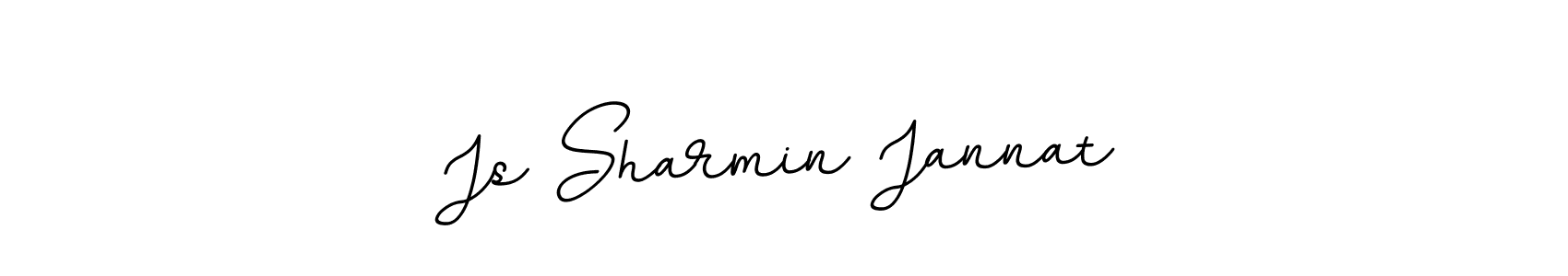 if you are searching for the best signature style for your name Js Sharmin Jannat. so please give up your signature search. here we have designed multiple signature styles  using BallpointsItalic-DORy9. Js Sharmin Jannat signature style 11 images and pictures png