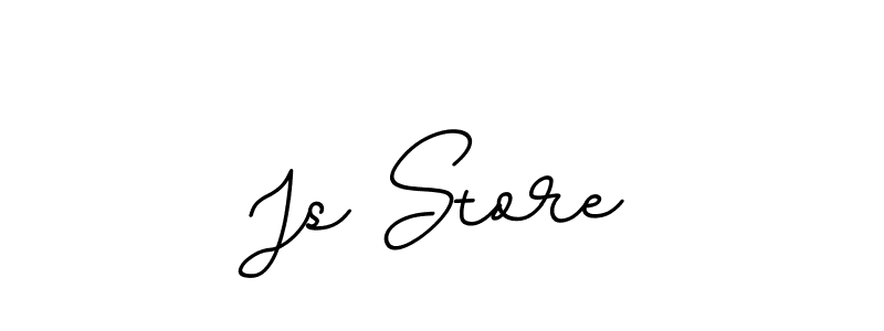 This is the best signature style for the Js Store name. Also you like these signature font (BallpointsItalic-DORy9). Mix name signature. Js Store signature style 11 images and pictures png