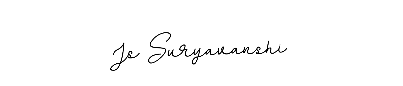 You should practise on your own different ways (BallpointsItalic-DORy9) to write your name (Js Suryavanshi) in signature. don't let someone else do it for you. Js Suryavanshi signature style 11 images and pictures png