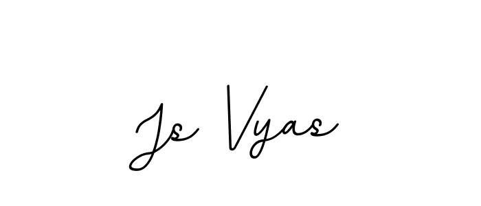 This is the best signature style for the Js Vyas name. Also you like these signature font (BallpointsItalic-DORy9). Mix name signature. Js Vyas signature style 11 images and pictures png