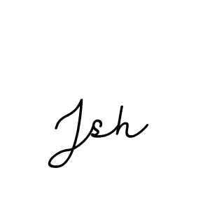 The best way (BallpointsItalic-DORy9) to make a short signature is to pick only two or three words in your name. The name Jsh include a total of six letters. For converting this name. Jsh signature style 11 images and pictures png